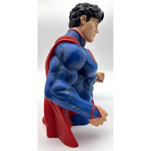 DC Comics The New 52 Superman Bust Bank Action Figure and Coin Bank - Picture 2 of 6